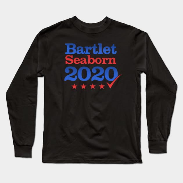 Bartlet Seaborn 2020 West Wing Long Sleeve T-Shirt by NerdShizzle